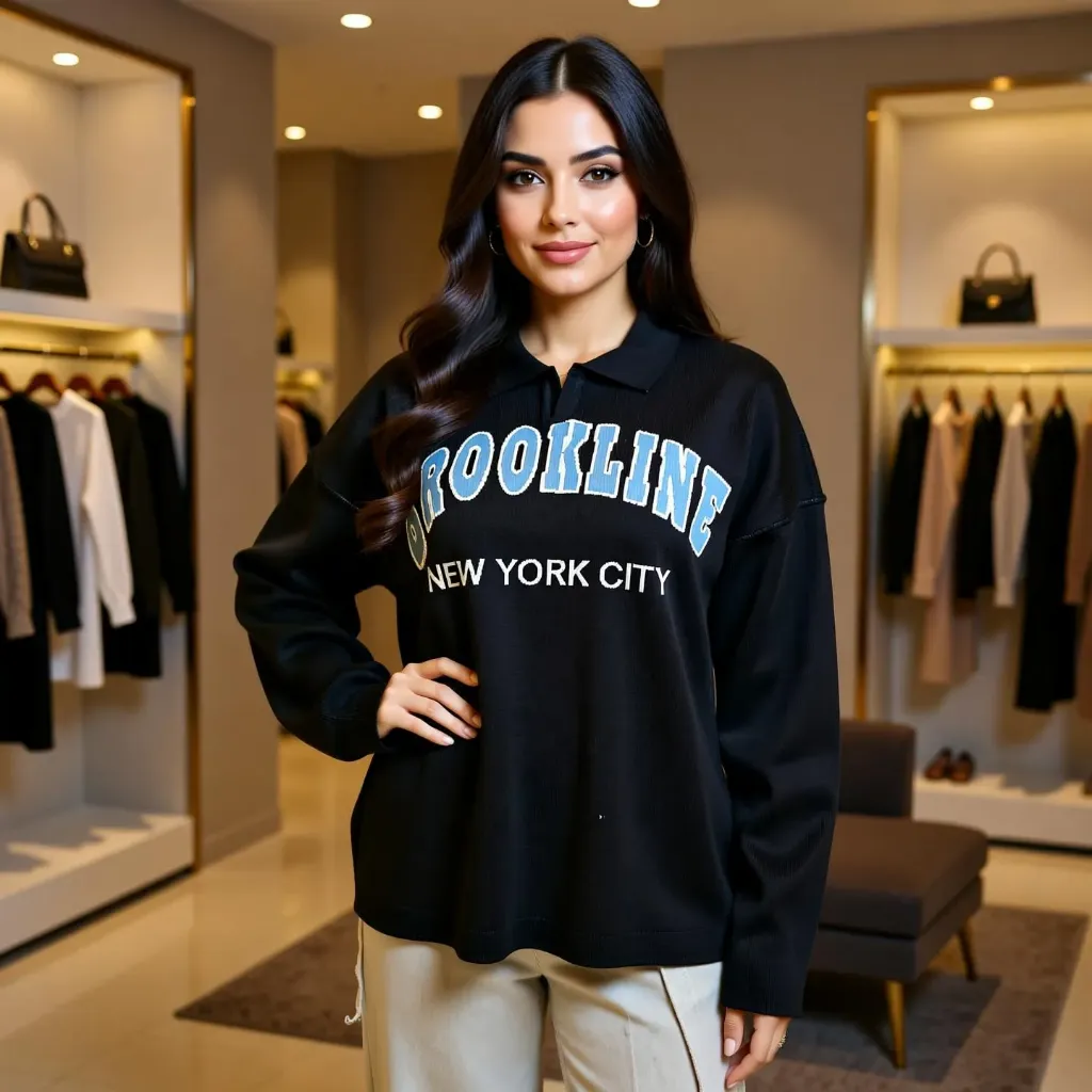 [KR/10006] بلوزة عجينة مطبوع 